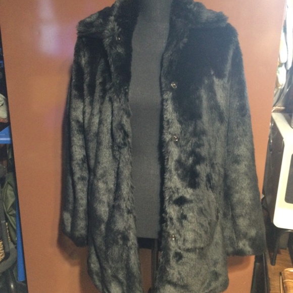 Dolls Kill- Current Mood- Punk Tendencies faux fur Jacket SIZE SMALL - Picture 3 of 9